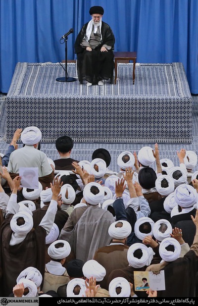 دیدار ائمه جماعات مساجد استان تهران با حضرت امام خامنه‌ای (مدظله)