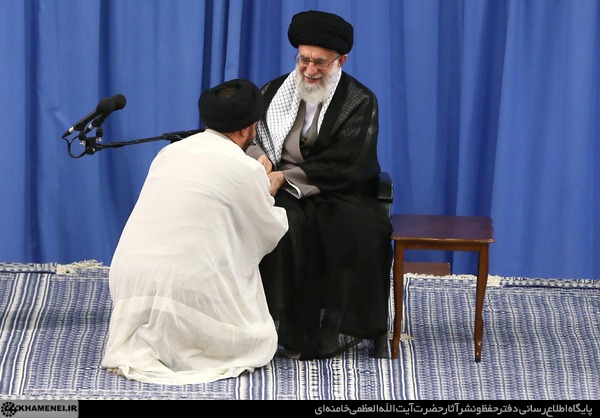 دیدار ائمه جماعات مساجد استان تهران با حضرت امام خامنه‌ای (مدظله)