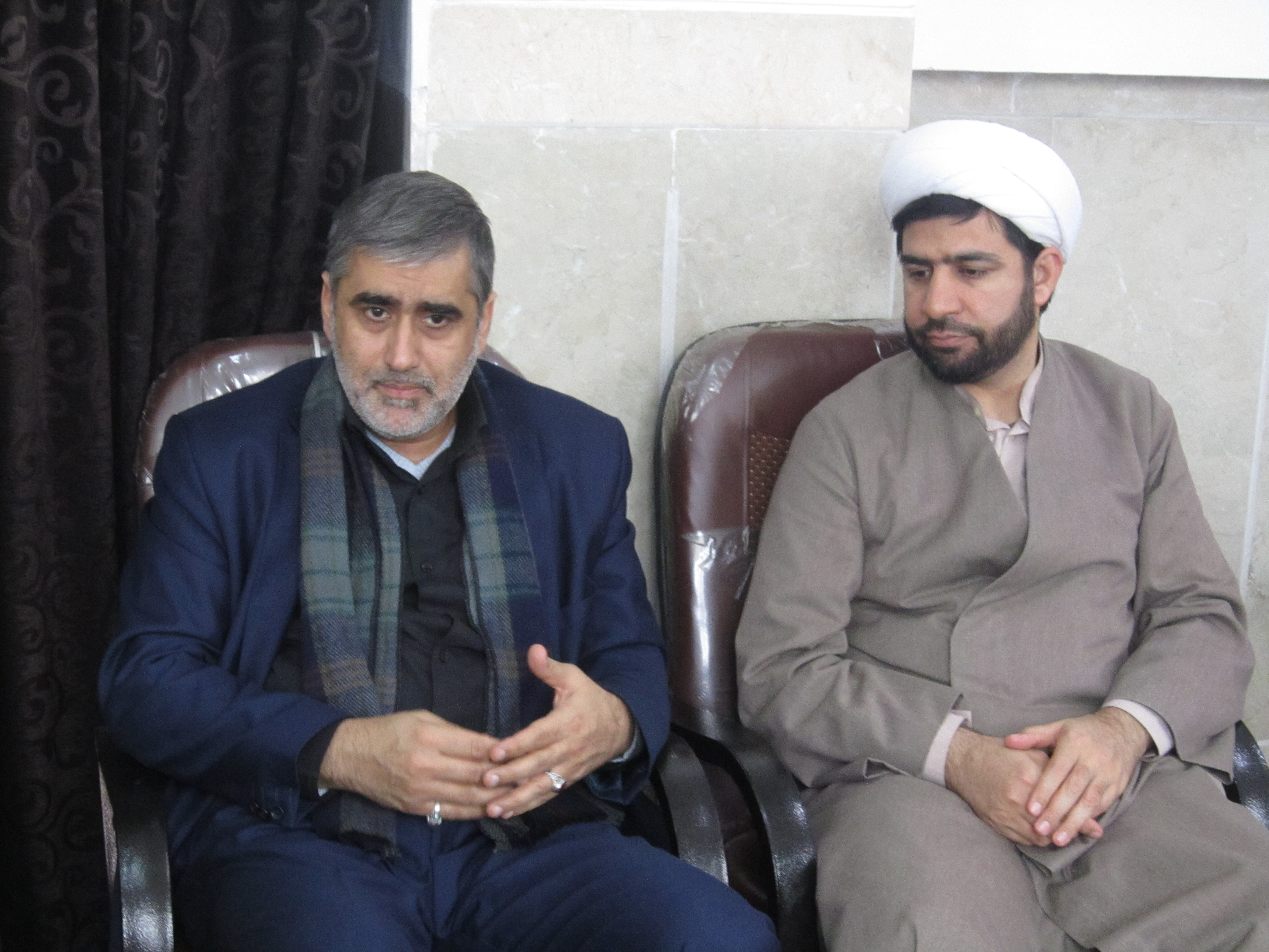 دیدار نماینده بسیج فرهنگی حشد الشعبی کشور عراق  در ایران با مدیر و معاونین مرکز تخصصی نماز+گزارش تصویری
