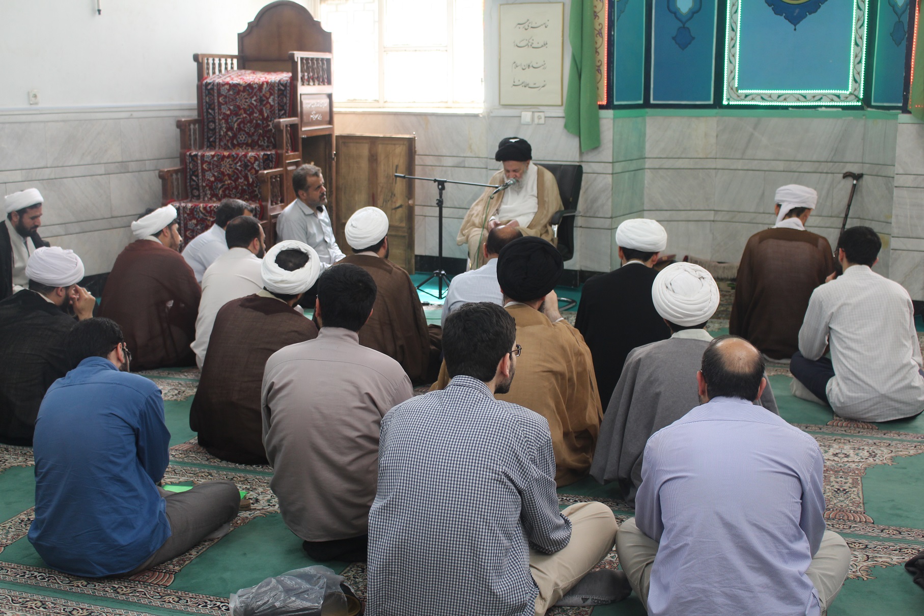 دیدار اساتید، مبلغان، دانش‌پژوهان و کارکنان مرکز تخصصی نماز با حضرت آیت الله خرازی (دامت افاضاته)