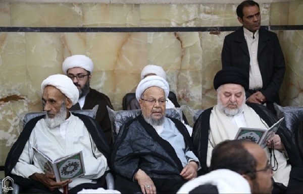 مراسم بزرگداشت امام جمعه شهید کازرون در مسجد اعظم قم