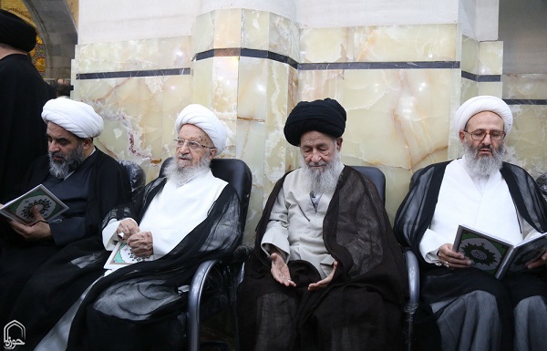 مراسم بزرگداشت امام جمعه شهید کازرون در مسجد اعظم قم