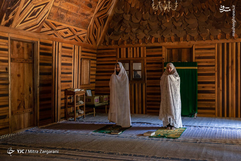 مسجد چوبی در دهکده چوبین