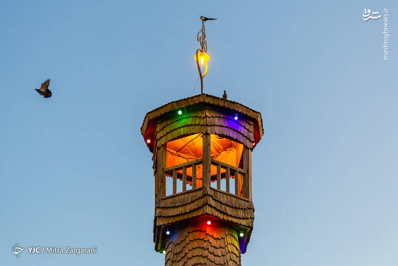 مسجد چوبی در دهکده چوبین