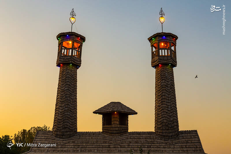 مسجد چوبی در دهکده چوبین