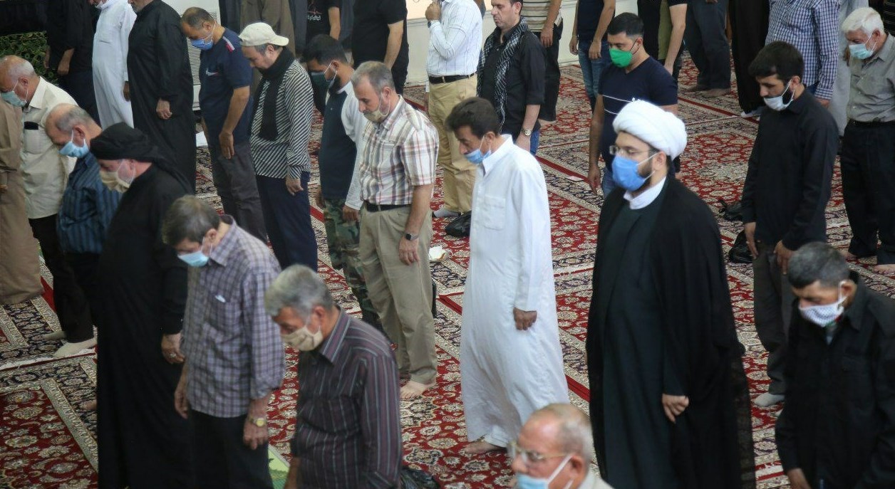 |برگزاری نماز جمعه در حرم حضرت زینب(س) بعد از چند هفته وقفه به خاطر‌‌ شیوع کرون