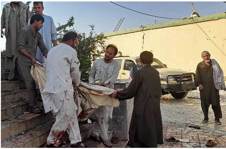 داعش مسئولیت انفجار مسجد شیعیان افغانستان را برعهده گرفت+تصویر