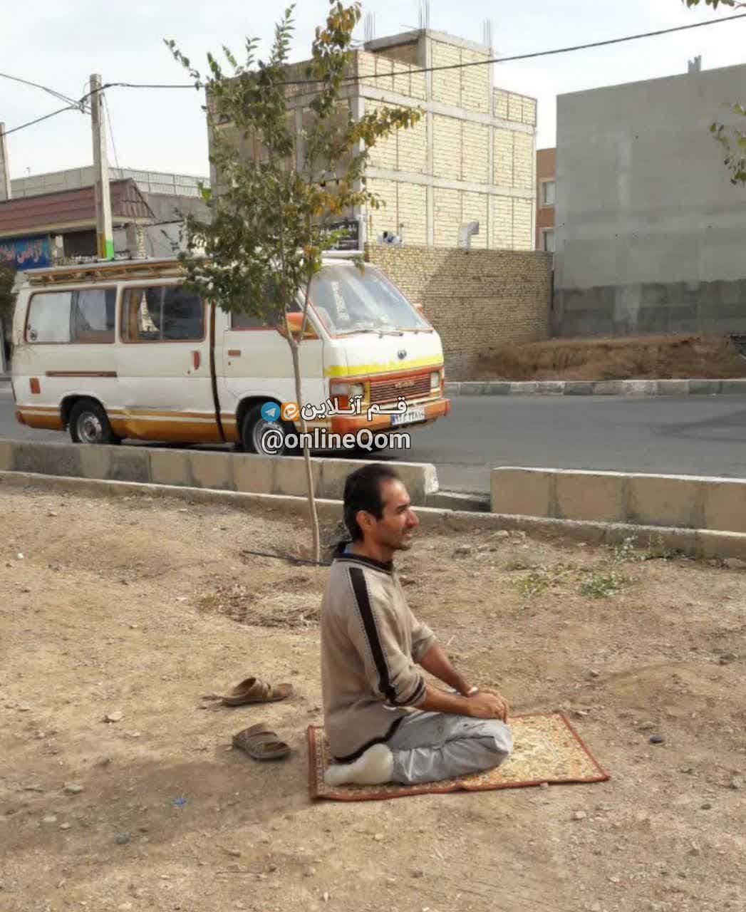 کار قابل تحسین راننده ون