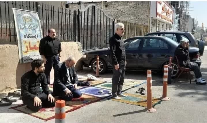 تصویر؛ ایستگاه نماز